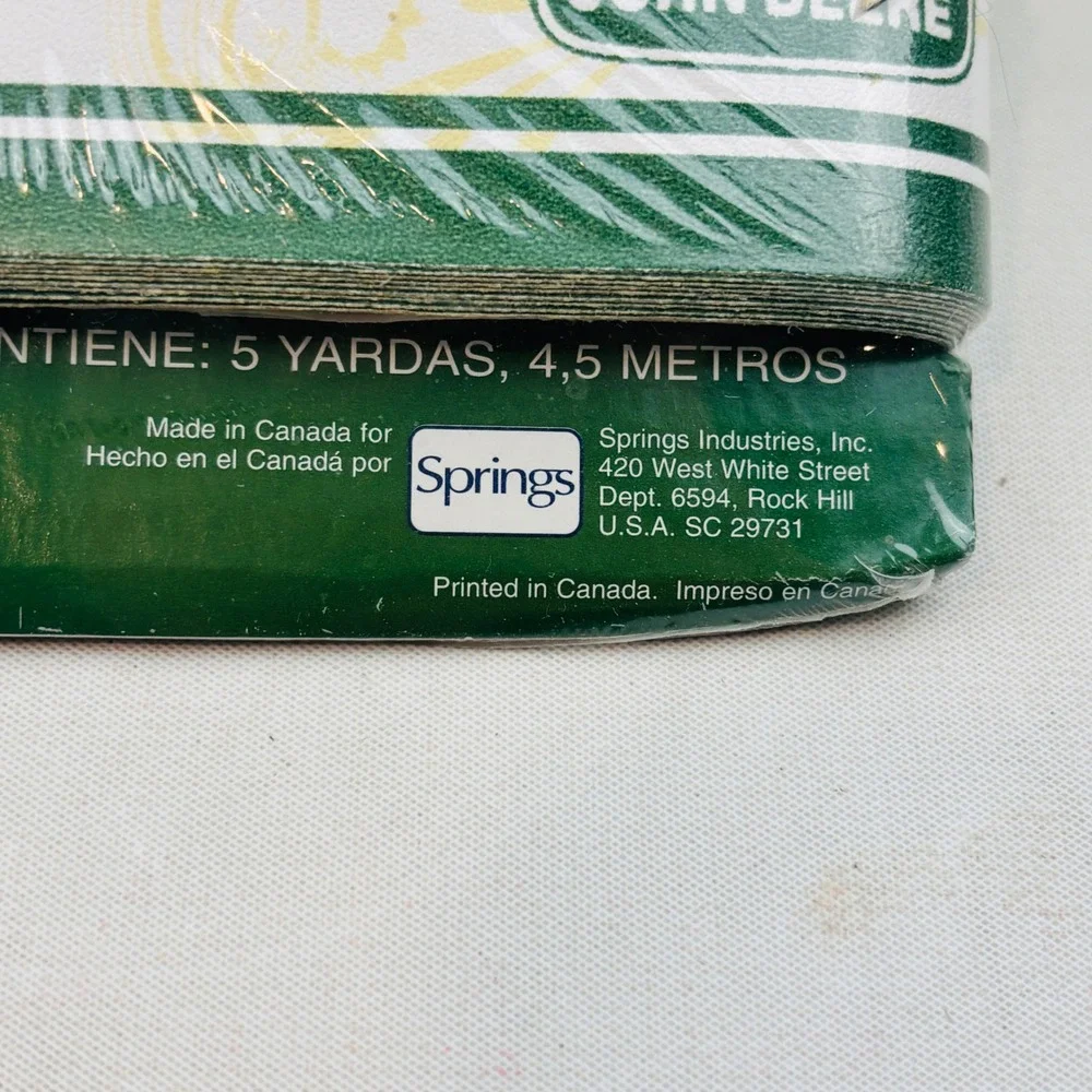 John Deere Vintage Tractor Wallpaper Border Lot of 2 Self-Adhesive 5 Yds Springs